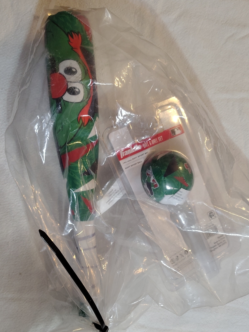 MLB Mascot Kids Soft Bat and Ball Set - Boston Red Sox
